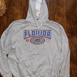 Vintage Nike Florida Gators Hoodie XL Center Swoosh Center Check